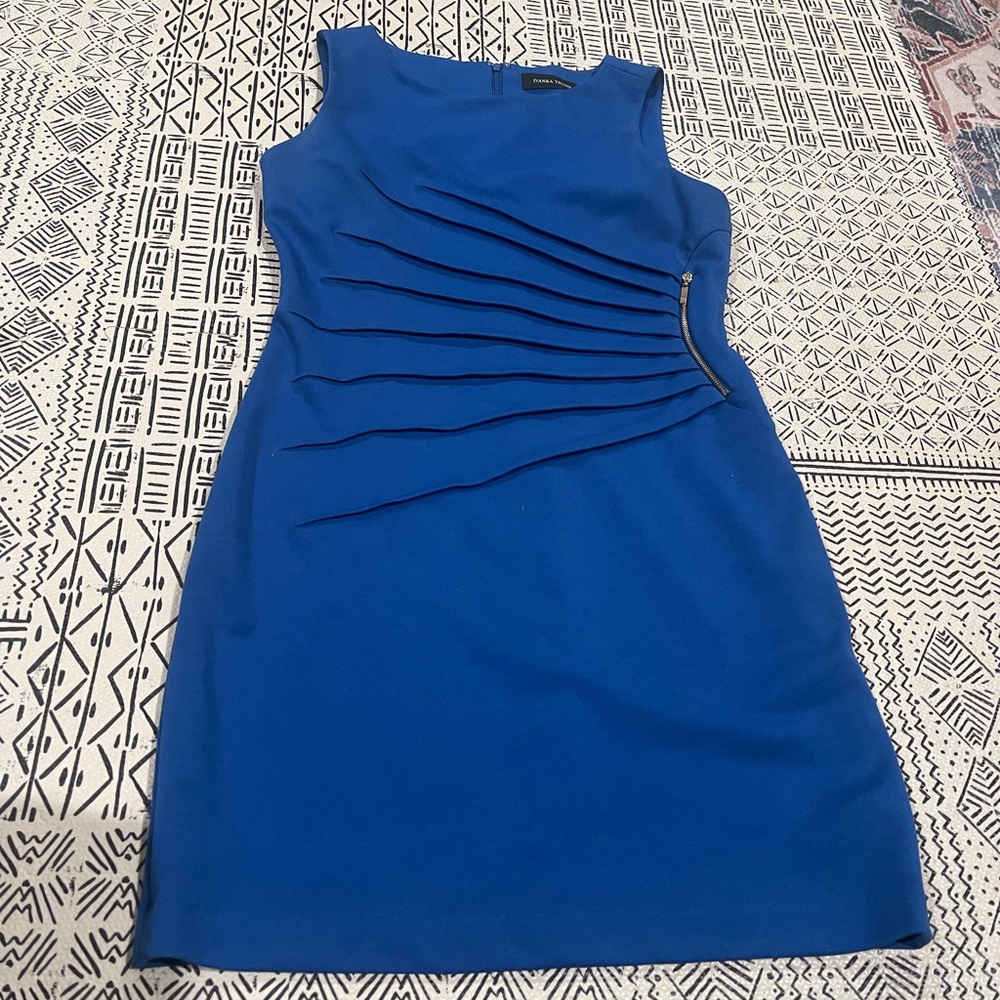 Ivanka Trump Cobalt/Royal Blue Mini Dress